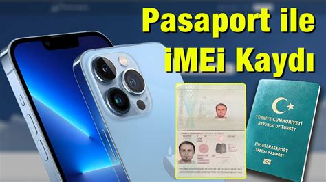 pasaporta kayıtlı telefonu sildirmek